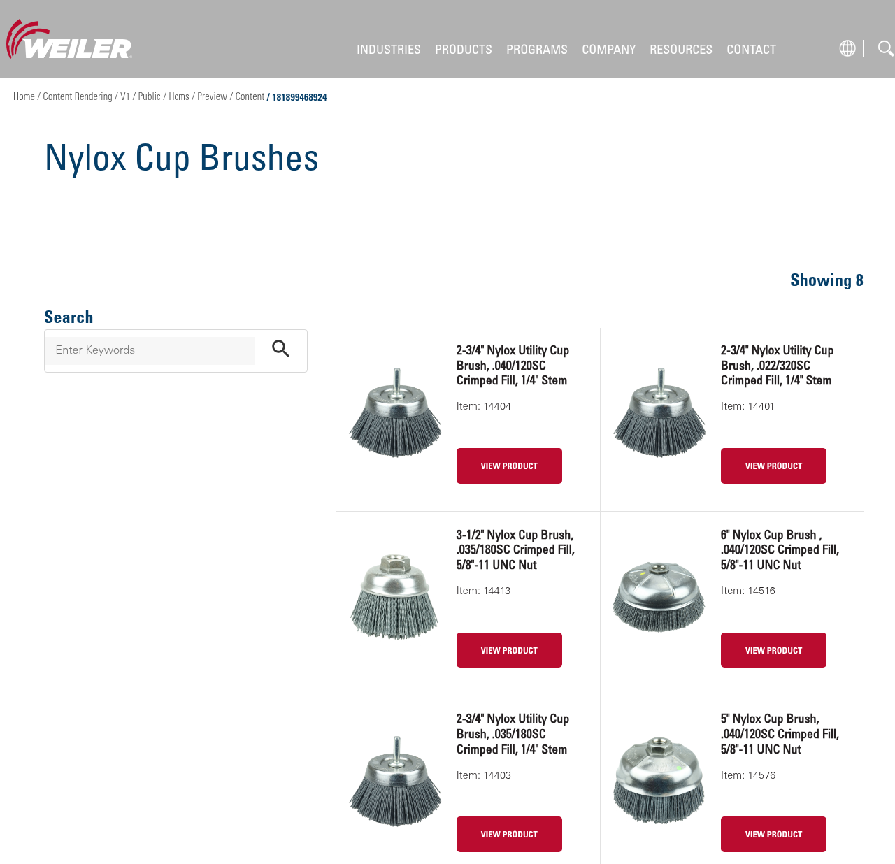 Vahlbruch Chorus 美品 Bostwick Braun | Weiler® 44434 Scrub Brush, 3 in W Block, 10 mm