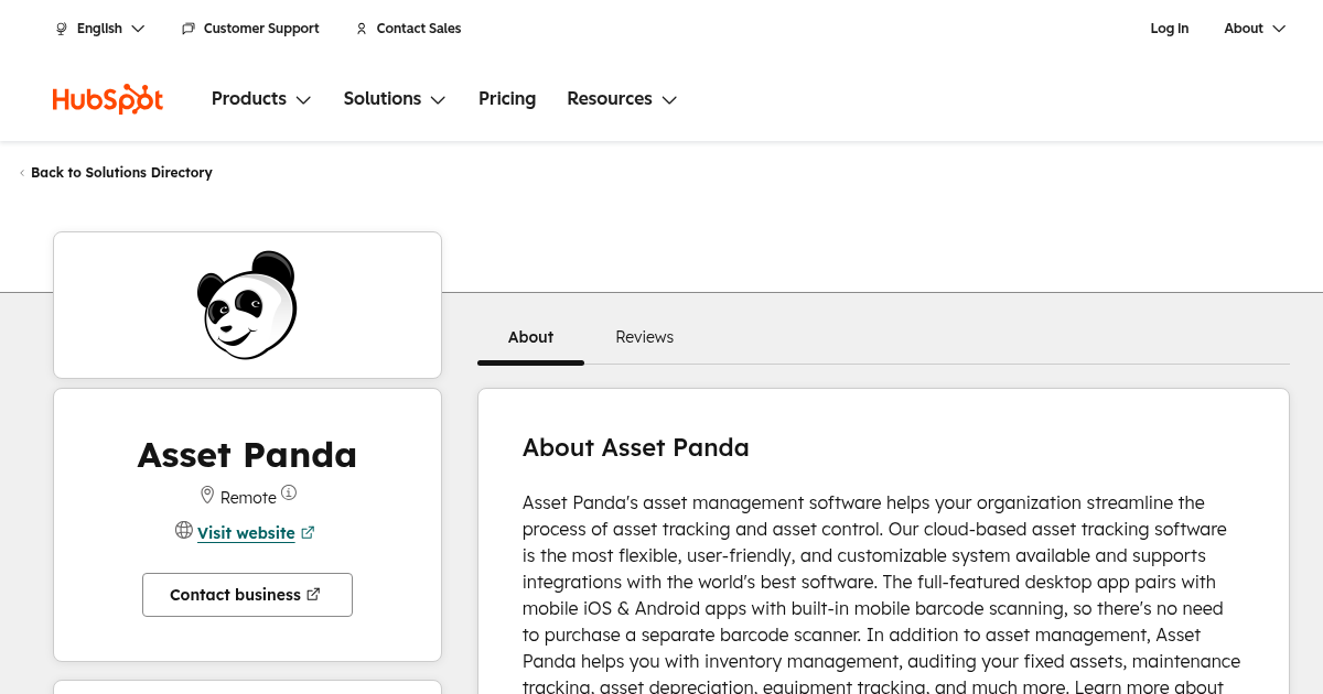 Asset Panda Agency Services & Qualifications | HubSpot