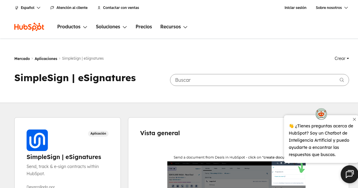 SimpleSign | eSignatures - Aplicaciones para HubSpot | Simple Sign ...