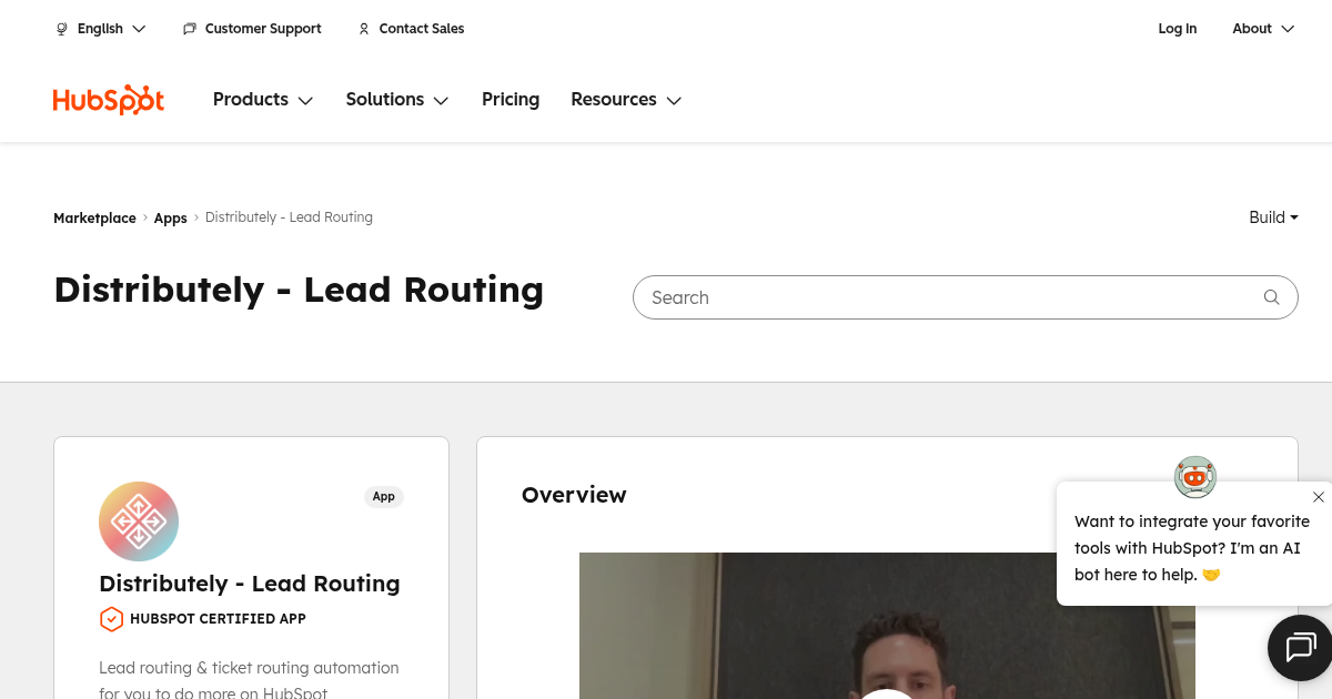 Distributely - Lead Routing - App for HubSpot | New Breed