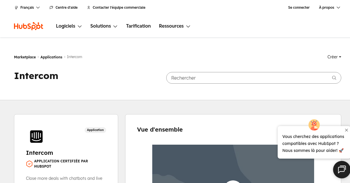 Intercom Chat App Intercom - Application Chat en direct pour HubSpot | Intercom