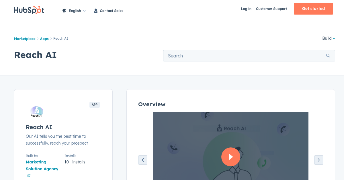 Reach AI - Calling App for HubSpot | Marketing Solution Agency