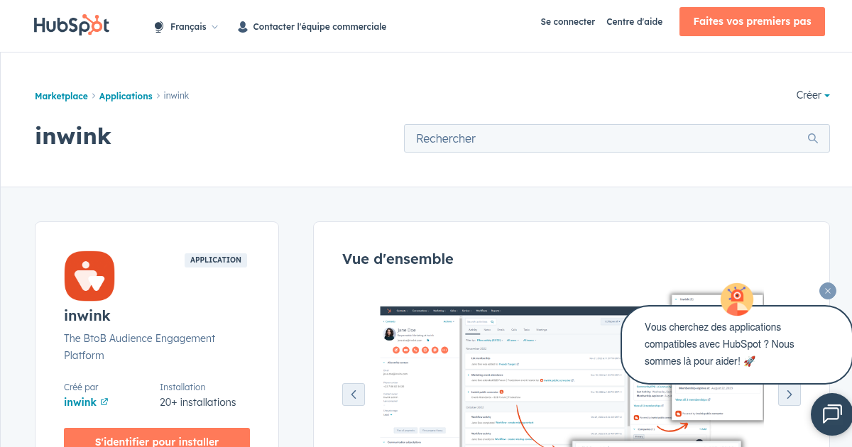 Inwink inwink - Application Gestion des événements pour HubSpot | inwink