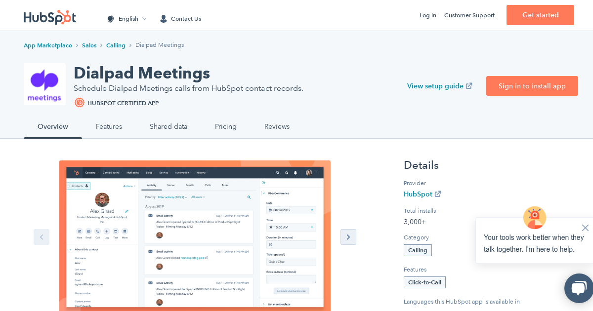 Dialpad Meetings HubSpot Integration | Connect Them Today