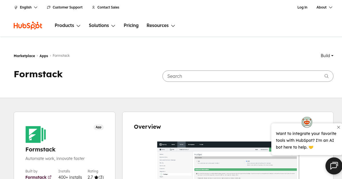 Formstack - Workflow Automation App for HubSpot | Formstack