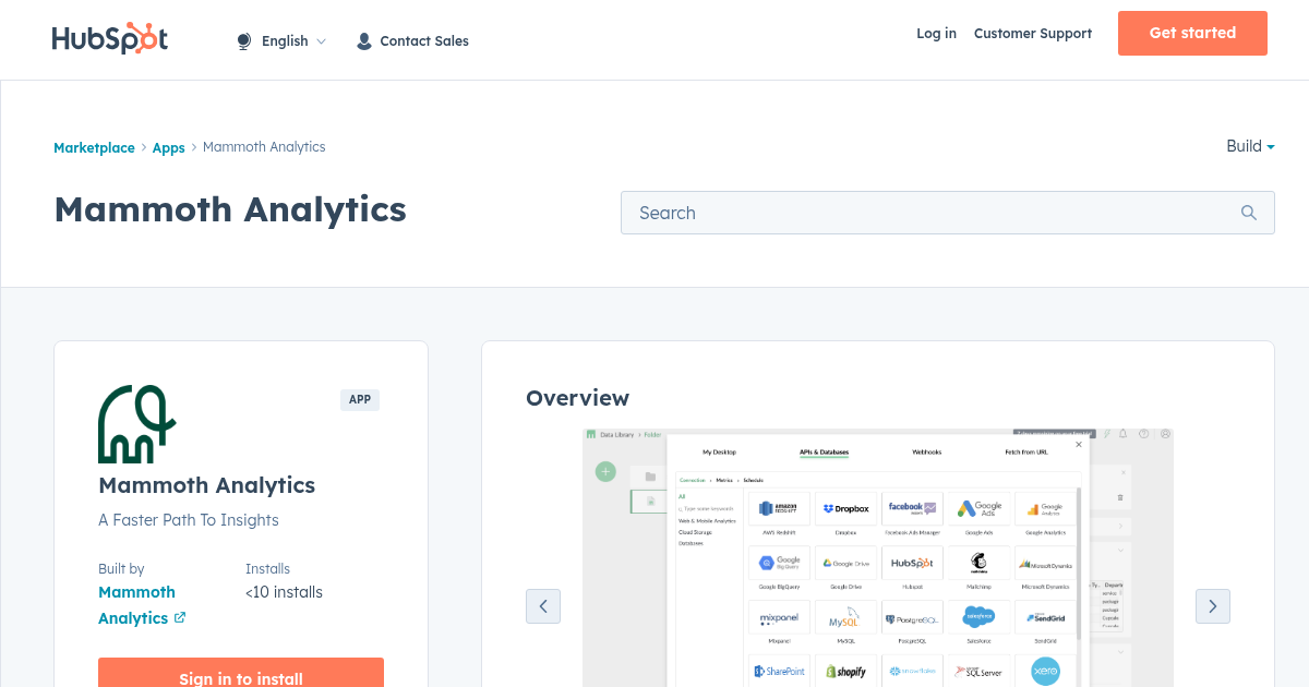 Mammoth Analytics - Marketing Analytics App for HubSpot | Mammoth Analytics