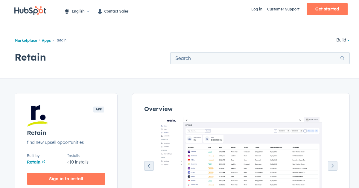 Retain - App for HubSpot