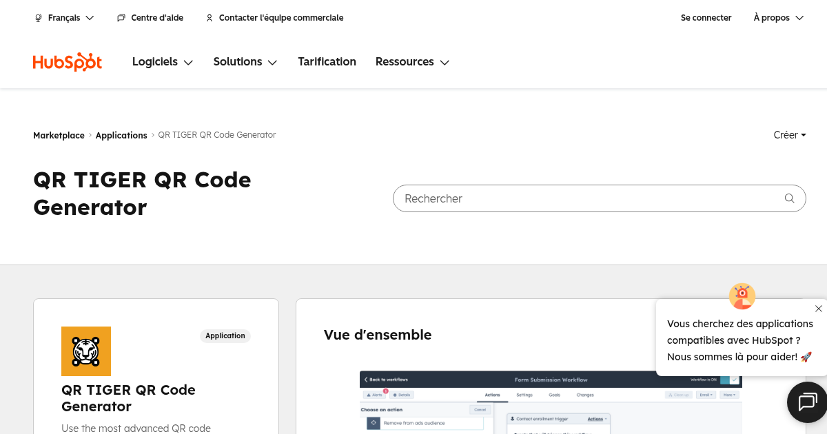 QR TIGER QR Code Generator - Application pour HubSpot | QRTIGER PTE. LTD.