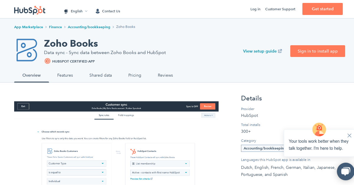 Zoho Books HubSpot Integration | Connect Them Today