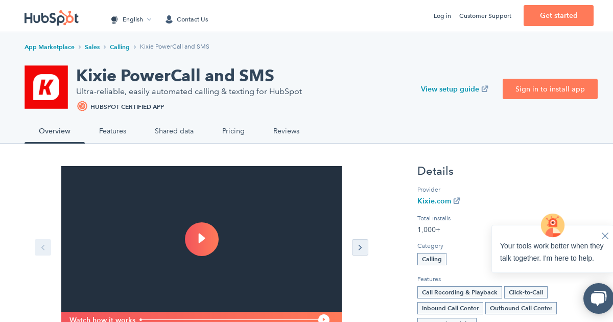 Kixie PowerCall and SMS HubSpot Integration | Connect Them Today