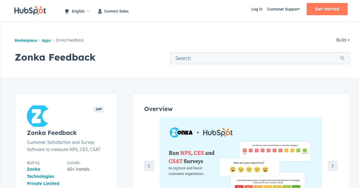 Zonka Feedback - Surveys App for HubSpot | Zonka Technologies Private ...
