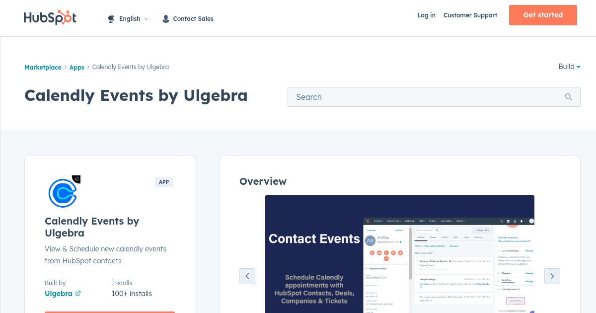 Calendly Events by Ulgebra - Scheduling App for HubSpot | Ulgebra