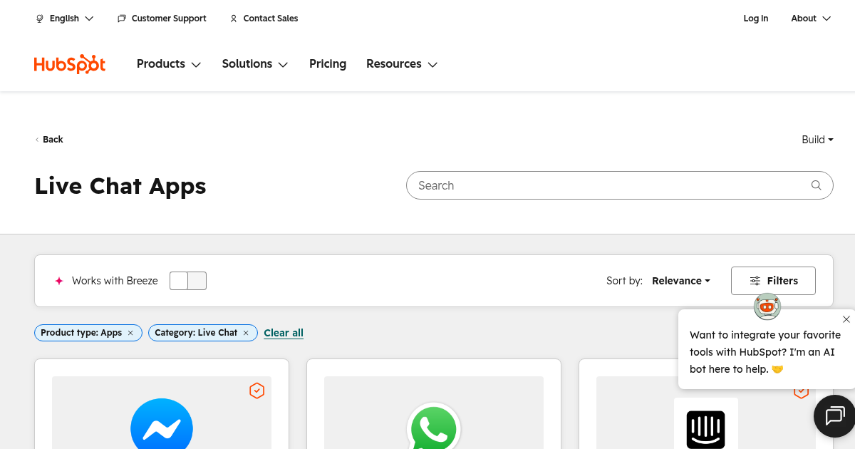 The 79 Best Live Chat Apps for HubSpot