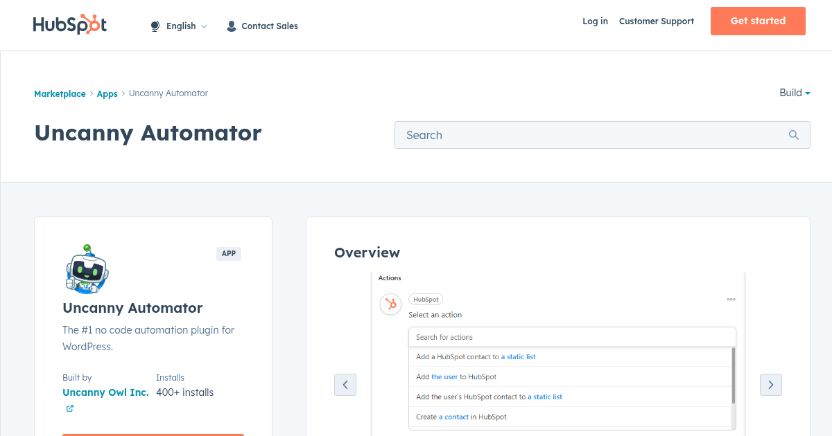 Uncanny Automator - Content Management System App for HubSpot | Uncanny ...