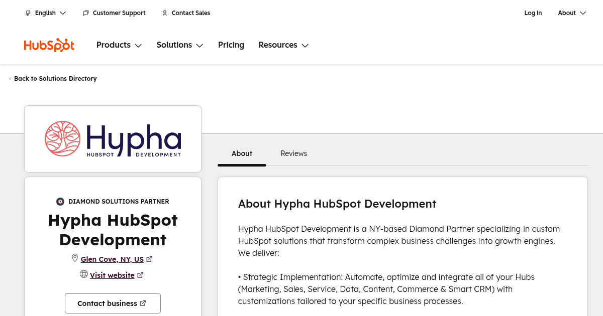 Servicios y calificaciones de la agencia Hypha HubSpot Development ...