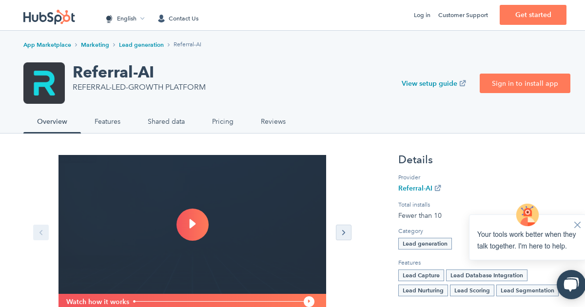 ReferralAI HubSpot Integration Connect Them Today