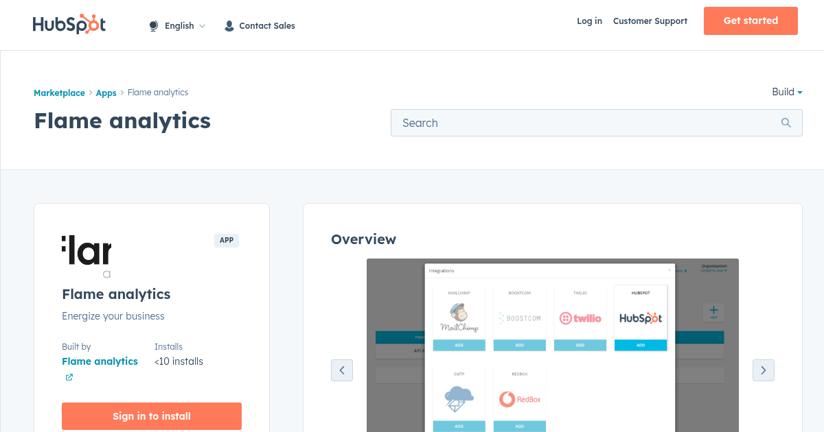 Flame analytics - Marketing Automation App for HubSpot | Flame analytics
