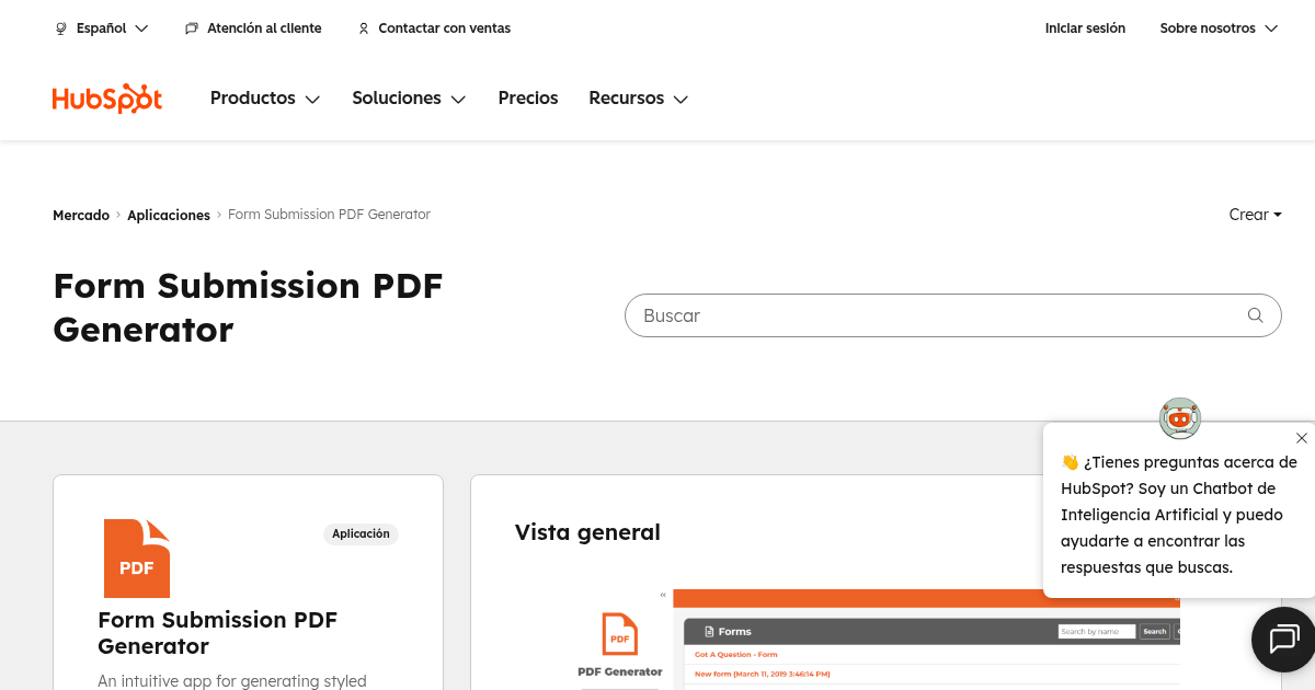 Form Submission PDF Generator - Aplicaciones de Creador de formularios ...