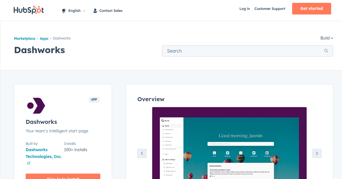 Dashworks - Connector App for HubSpot | Dashworks Technologies, Inc.