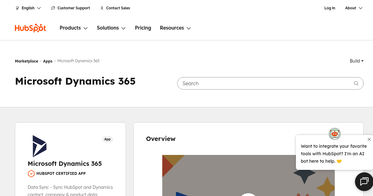 Microsoft Dynamics 365 - CRM App for HubSpot | HubSpot