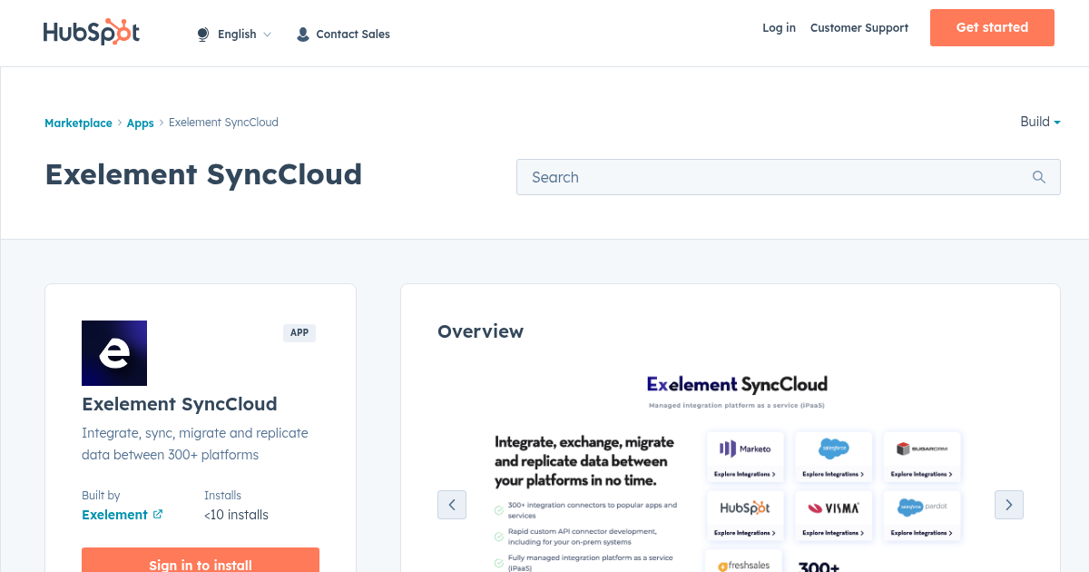 Exelement SyncCloud - Connector App for HubSpot | Exelement