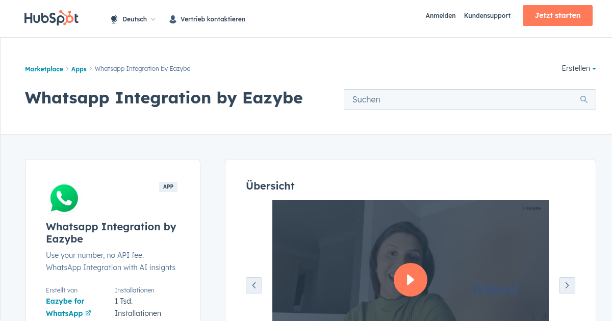 Whatsapp Integration by Eazybe – Sales Intelligence und Sales ...