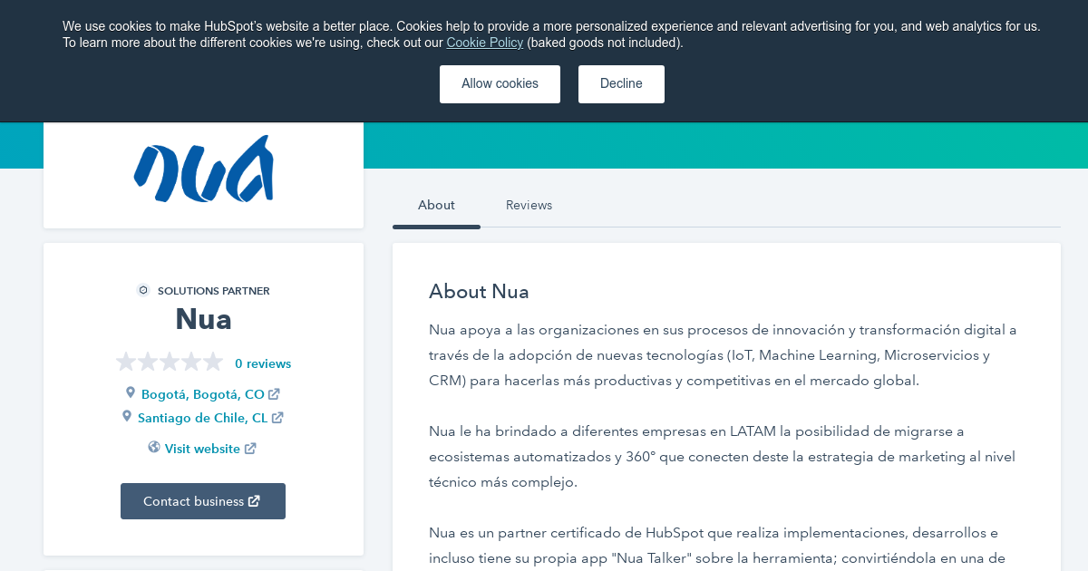 Nua Agency Services Qualifications Hubspot