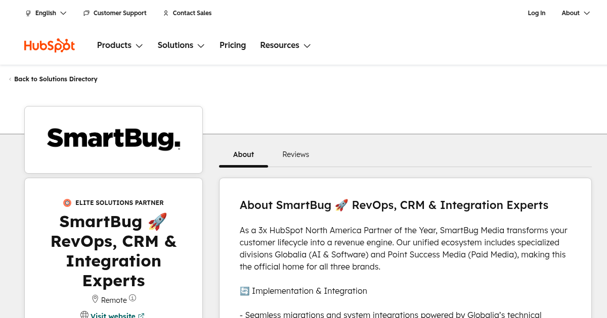 SmartBug 🚀 RevOps, CRM & Integration Experts | Services et compétences ...