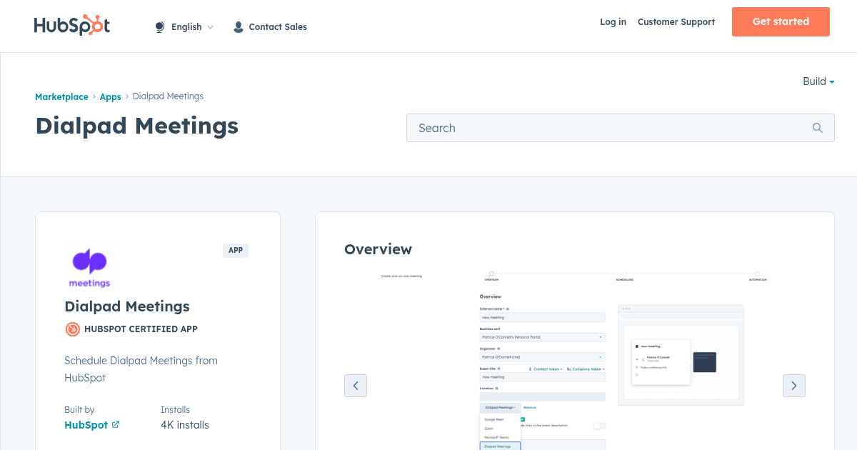 Dialpad Meetings - Scheduling App for HubSpot | HubSpot