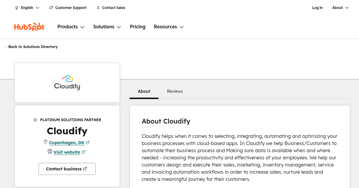 Cloudify Agency Services & Qualifications | HubSpot