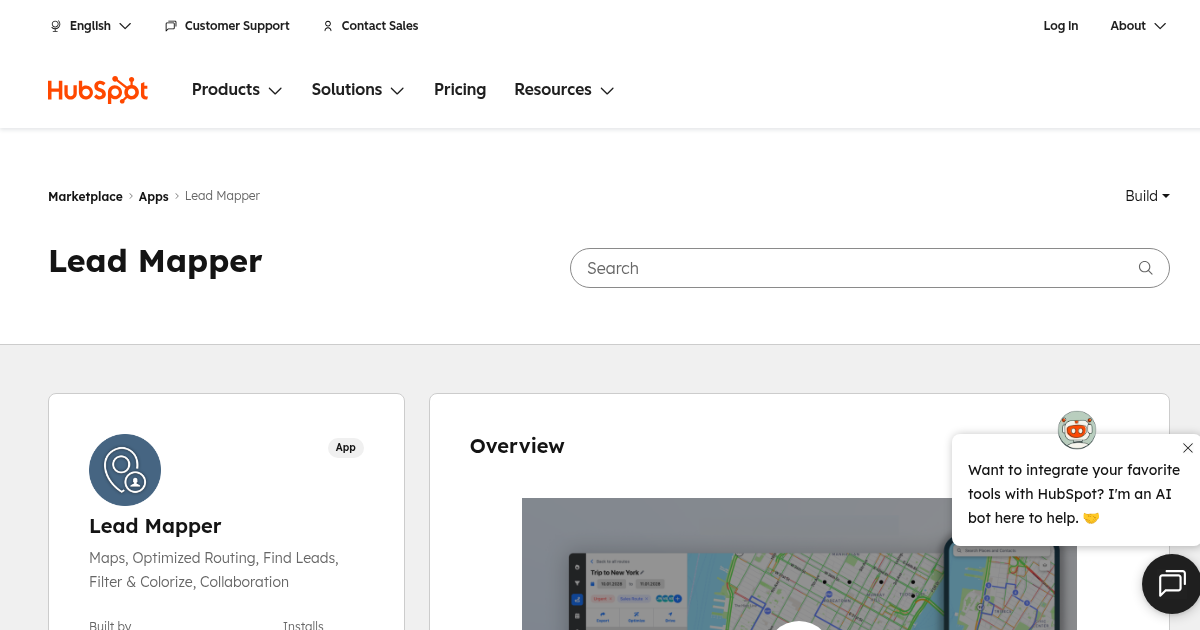Lead Mapper - Sales Enablement and Field Service App for HubSpot | Lead ...